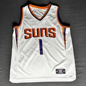 Fanatics NBA Devin Booker Phoenix Suns White Swingman Jersey #1 Boys youth M